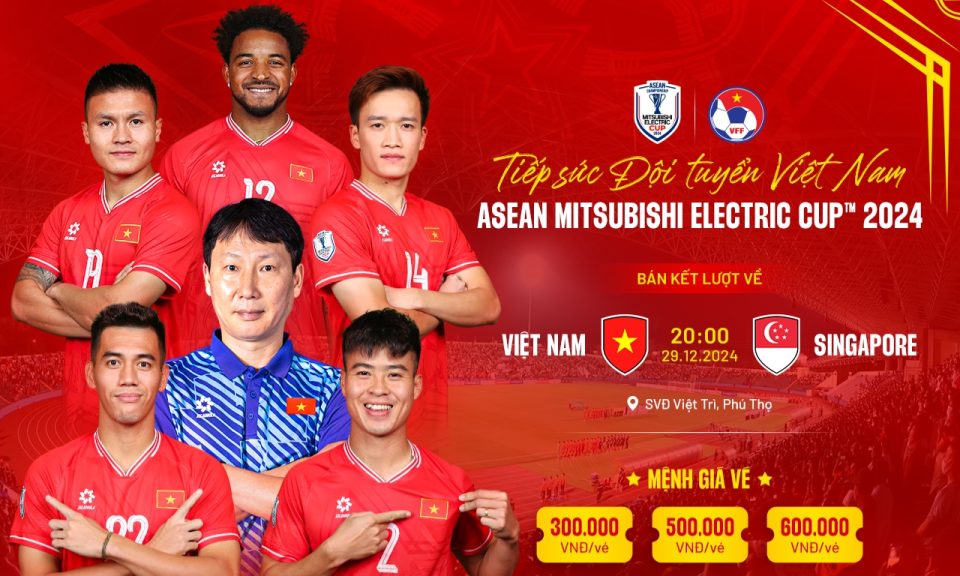Cháy vé trận bán kết của đội tuyển Việt Nam tại Việt Trì 1
