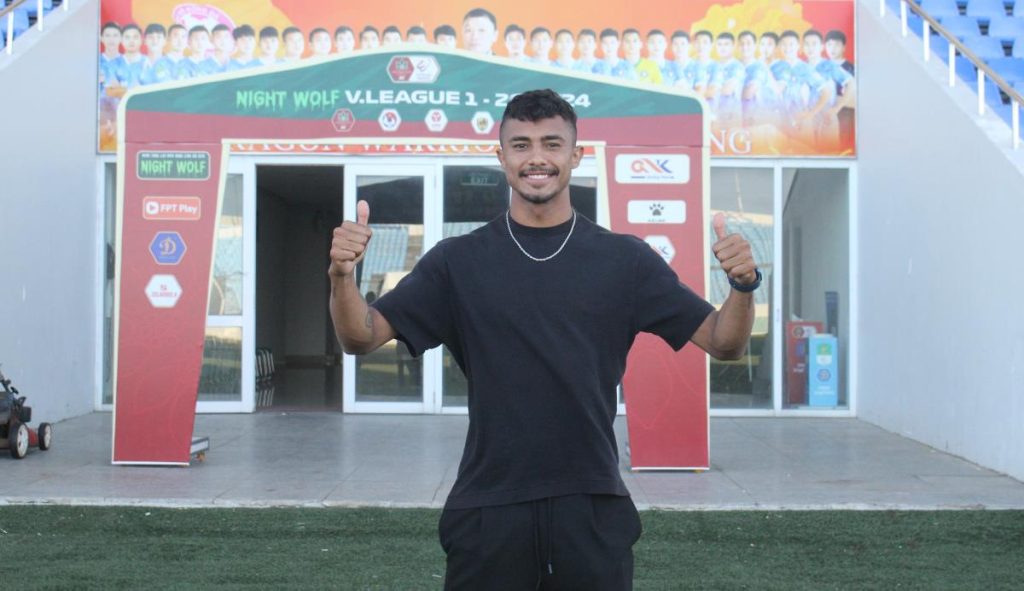 Tien ve Werick Caetano Oliveira xuat hien tai SVd Hoa Xuan trong chieu 10-8