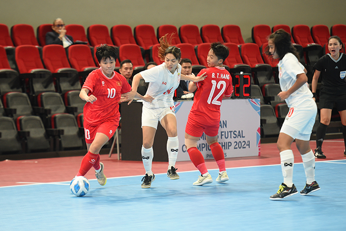 Hai đội đã gặp nhau ở giải ĐNA với phần thắng 5-2 nghiêng về ĐT futsal nữ Việt Nam
