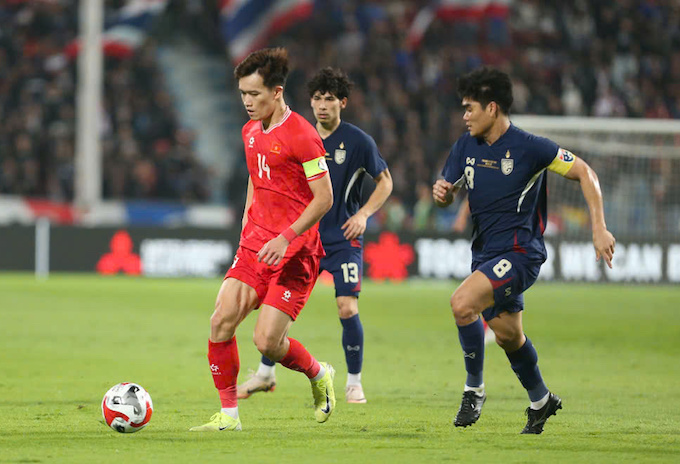 Hoàng Đức thi đấu rất ấn tượng tại AFF Cup 2024. Ảnh: Đức Cường