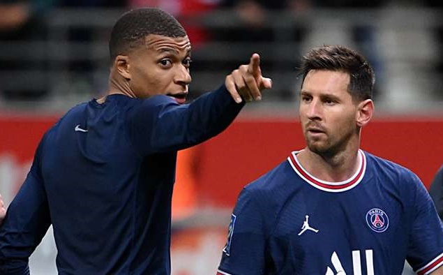 Mbappe Messi